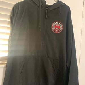 Caffeine and kilos windbreaker